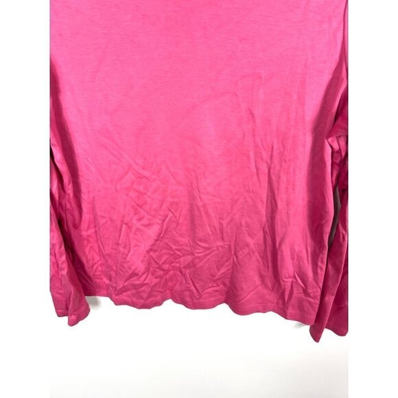 L.L. Bean long sleeve‎ pink top - Picture 3 of 6